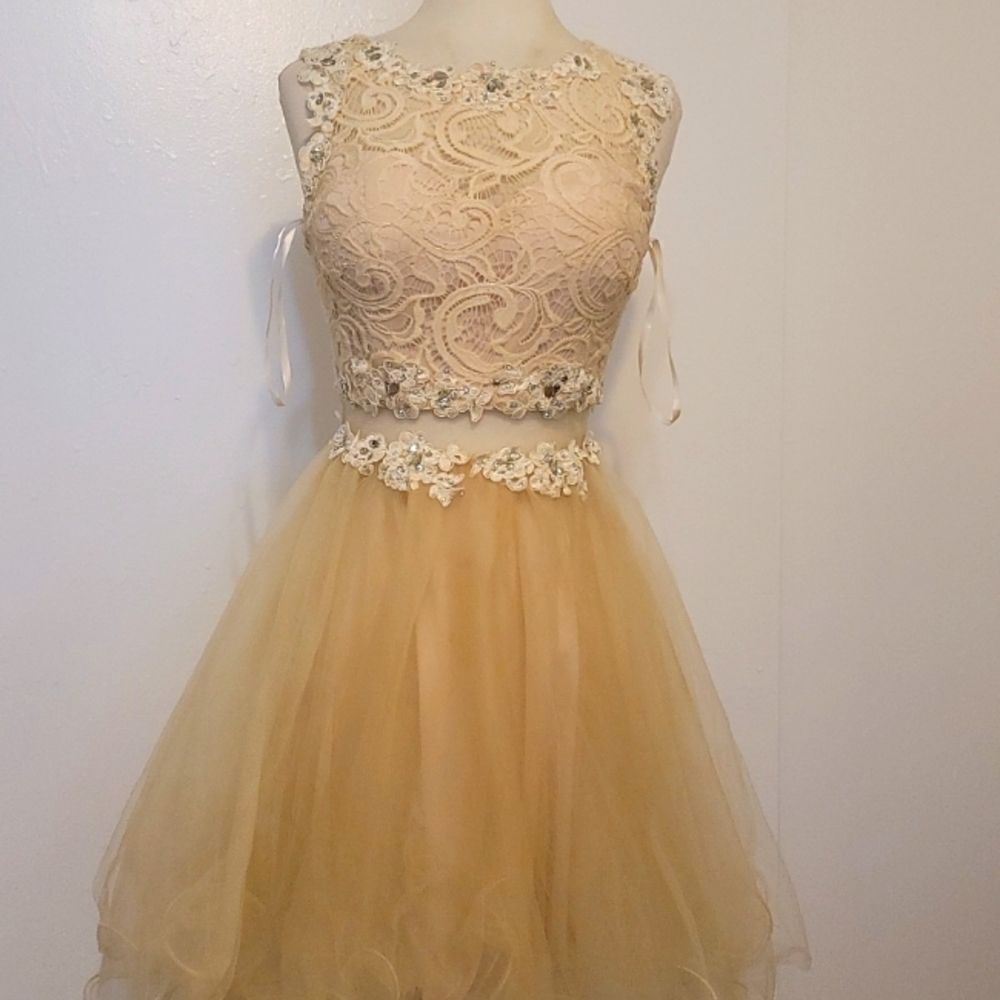 Dancing queen lace dress size small.
